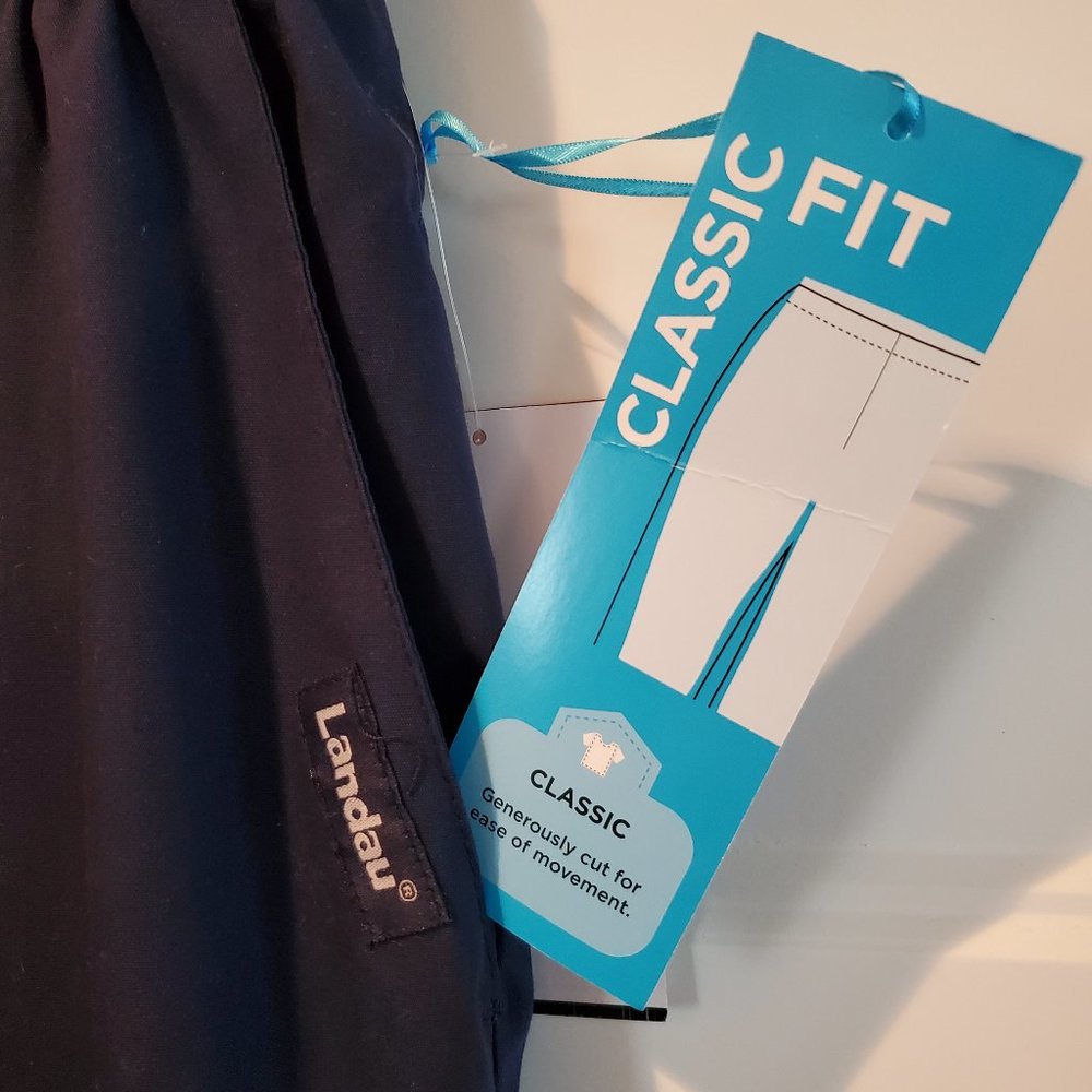 Scrub Pant - Landau XLG, Navy relaxed